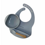 Load image into Gallery viewer, Silicone Suction Bowl, Spoon &amp; Bib
