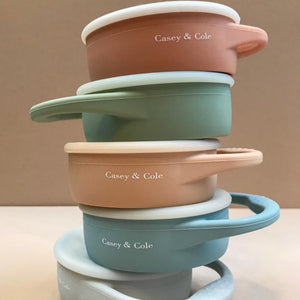 Blush Collapsible Silicone Snack Cup