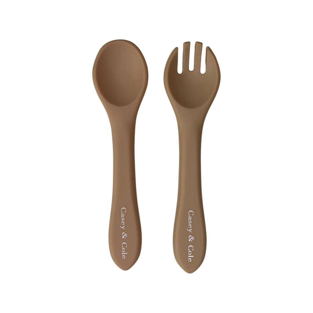 Kids Silicone Fork & Spoon Set