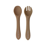 Load image into Gallery viewer, Kids Silicone Fork &amp; Spoon Set
