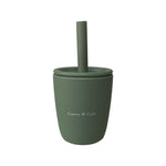 Load image into Gallery viewer, Pistachio 2-in-1 Silicone Cup &amp; Straw
